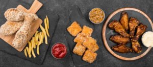 Kids Menu - chicken nuggets